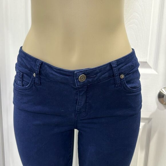 JOIE SKINNY MID-RISE DARK BLUE - Picture 4 of 10
